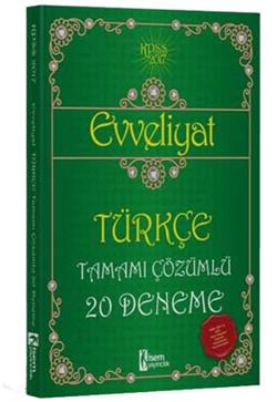 Evveliyat Türkçe Tamamı Çözümlü 20 Deneme