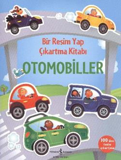 Bir Resim Yap Çıkartma Kitabı - Otomobiller