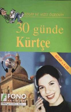 30 Günde Kürtçe (Kitap + 4 Cd)