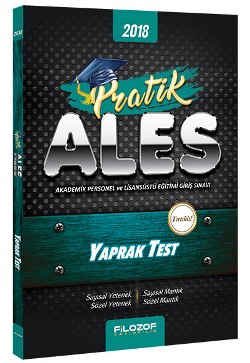 Filozof Yayıncılık 2018 ALES Pratik Çek Kopart Yaprak Test