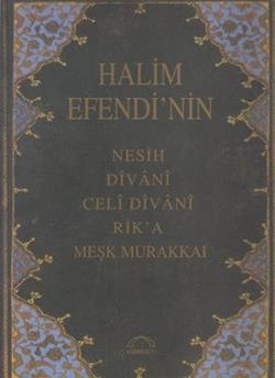 Halim Efendi’nin - Divani - Celi Divani - Rik’a - Meşk Murakkaı