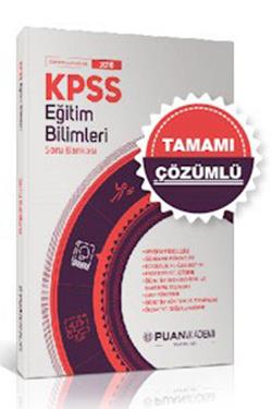 2017 KPSS Eğitim Bilimleri Tamamı Çözümlü Soru Bankası