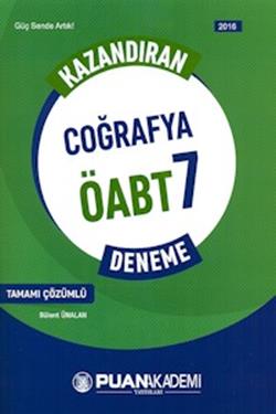 2016 ÖABT Coğrafya Tamamı Çözümlü Kazandıran 7 Deneme