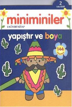 Miniminiler : Lacivert Kitap Yapıştır ve Boya