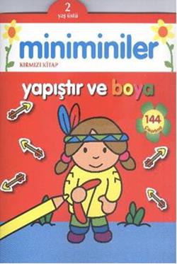 Miniminiler : Kırmızı Kitap Yapıştır ve Boya