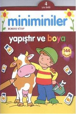 Miniminiler : Bordo Kitap Yapıştır ve Boya