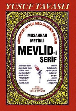 Musahhah Metinli Mevlid-i Şerif (B13)