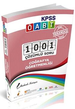 KPSS ÖABT Coğrafya Öğretmenliği Alan Taraması Serisi 1001 Çözümlü Soru 2018