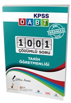 2018 ÖABT Tarih Öğretmenliği 1001 Çözümlü Soru Pelikan Yayınları