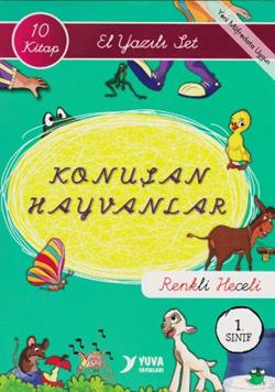 Konuşan Hayvanlar El Yazılı Renkli Heceli 1. Sınıf (10 Kitap Set)