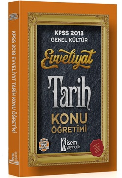 İsem 2018 KPSS Evveliyat Tarih Konu Öğretimi