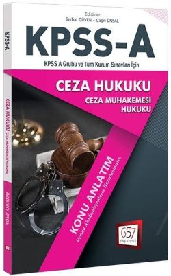 657 Yayınları 2018 KPSS A Grubu Ceza Hukuku Konu Anlatım