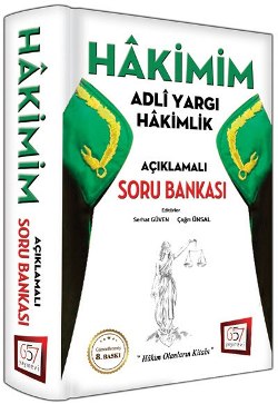 657 Yayınları 2018 Hakimim Adli Yargı Hakimlik Açıklamalı Soru Bankası 8.Baskı