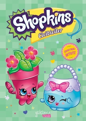 Shopkins Cicibiciler Çıkartmalı Aktivite - Yeşil Kitap