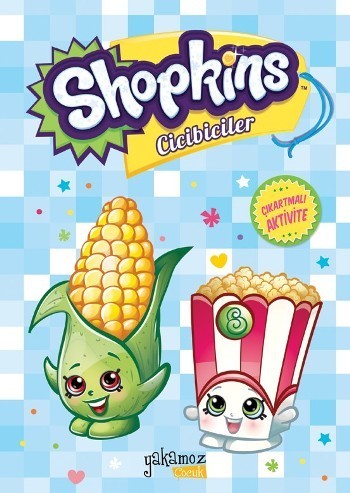 Shopkins Cicibiciler Çıkartmalı Aktivite - Mavi Kitap