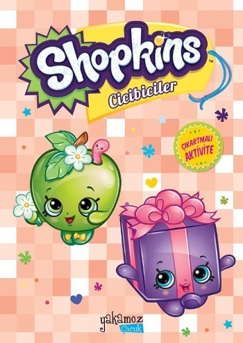 Shopkins Cicibiciler Çıkartmalı Aktivite - Turuncu Kitap