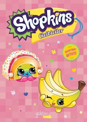 Shopkins Cicibiciler Çıkartmalı Aktivite - Pembe Kitap