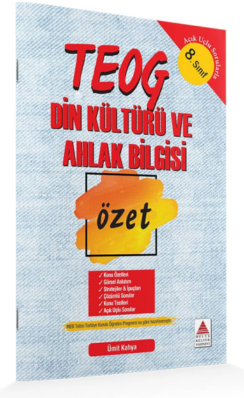 Delta TEOG Din Kültürü ve Ahlak Bilgisi Özet