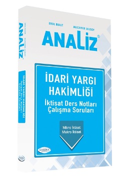 İdari Yargı Hakimliği İktisat Ders Notları ve Çalışma Soruları Monopol Yayınları