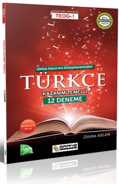 Branş Akademi Teog 1 Türkçe Kazanım Temelli 12 Deneme