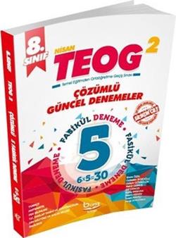 8. Sınıf TEOG 2 Çözümlü 5 Fasikül Deneme