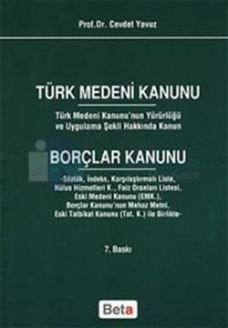 Türk Medeni Kanunu Borçlar Kanunu