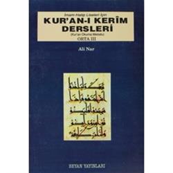 İmam Hatip Liseleri İçin Kur’an-ı Kerim Dersleri - Orta 3