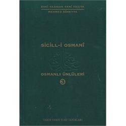 Sicill-i Osmani Osmanlı Ünlüleri 3 Hü-Me