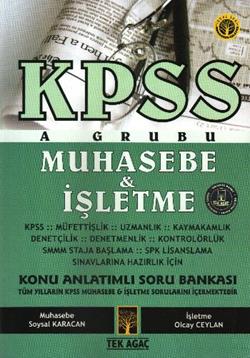 KPSS A Grubu Muhasebe-İşletme Konu Anlatımlı Soru Bankası