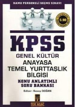 KPSS Genel Kültür Anayasa Temel Yurttaşlık Bilgisi Konu Anlatımlı Soru Bankası