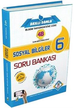 Akıllı Damla 4B 6. Sınıf Sosyal Bilgiler Soru Bankası