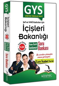 GYS İçişleri Bakanlığı Şef ve VHKİ Kadroları İçin Konu Özetli Açıklamalı Soru Bankası