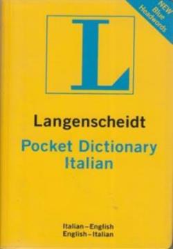 Langenscheidt Pocket Dictionary Italian