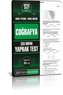 GY-GK Coğrafya Çek Kopar Yaprak Test