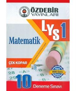 LYS-1 Matematik Geometri Çek Kopar Deneme Özdebir Yayınları