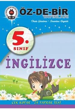 Özdebir Yayınları 5.Sınıf İngilizce Çek Kopar Yaprak Test