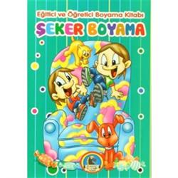 Şeker Boyama - Eğitici ve Öğretici Boyama Kitabı (10 Kitap Takım)