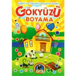 Gökyüzü Boyama - Eğitici ve Öğretici Boyama Kitabı (4 Kitap Takım)