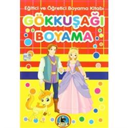 Gökkuşağı Boyama - Eğitici ve Öğretici Boyama Kitabı (4 Kitap Takım)