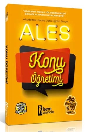 İsem 2018 ALES Konu Anlatımı