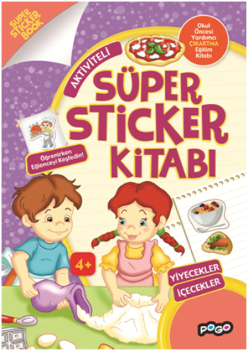 Süper Sticker Yiyecekler İçecekler