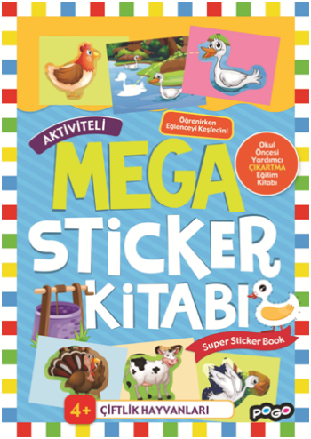 Mega Sticker Çiftlik Hayvanları