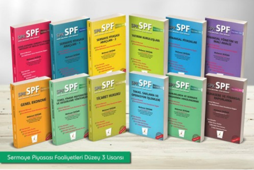 SPK - SPF Sermaye Piyasası Faaliyetleri Düzey 3 Lisansı Set (12 Kitap)