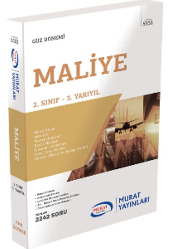 2. Sınıf 3. Yarıyıl Maliye Kod:5531