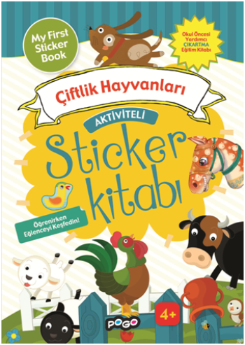 Aktiviteli Sticker Çiftlik Hayvanları