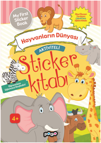 Aktiviteli Sticker Hayvanların Dünyası