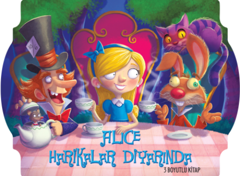 Alice Harikalar Diyarında (3 Boyutlu Kitap)