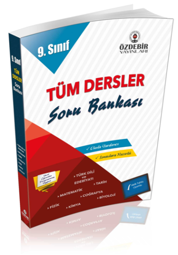 Özdebir 9. Sınıf Tüm Dersler Soru Bankası