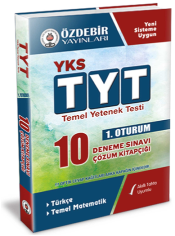 YKS TYT 10 Deneme Sınavı Çözüm Kitapçığı (1. Oturum)