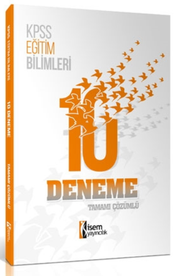 İsem Yayınları KPSS Eğitim Bilimleri Tamamı Çözümlü 10 Deneme 2018